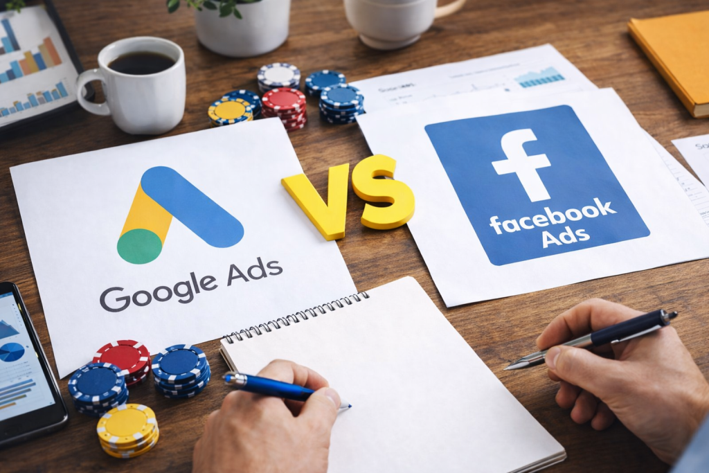 Google Ads vs Facebook Ads : quelle plateforme choisir ?