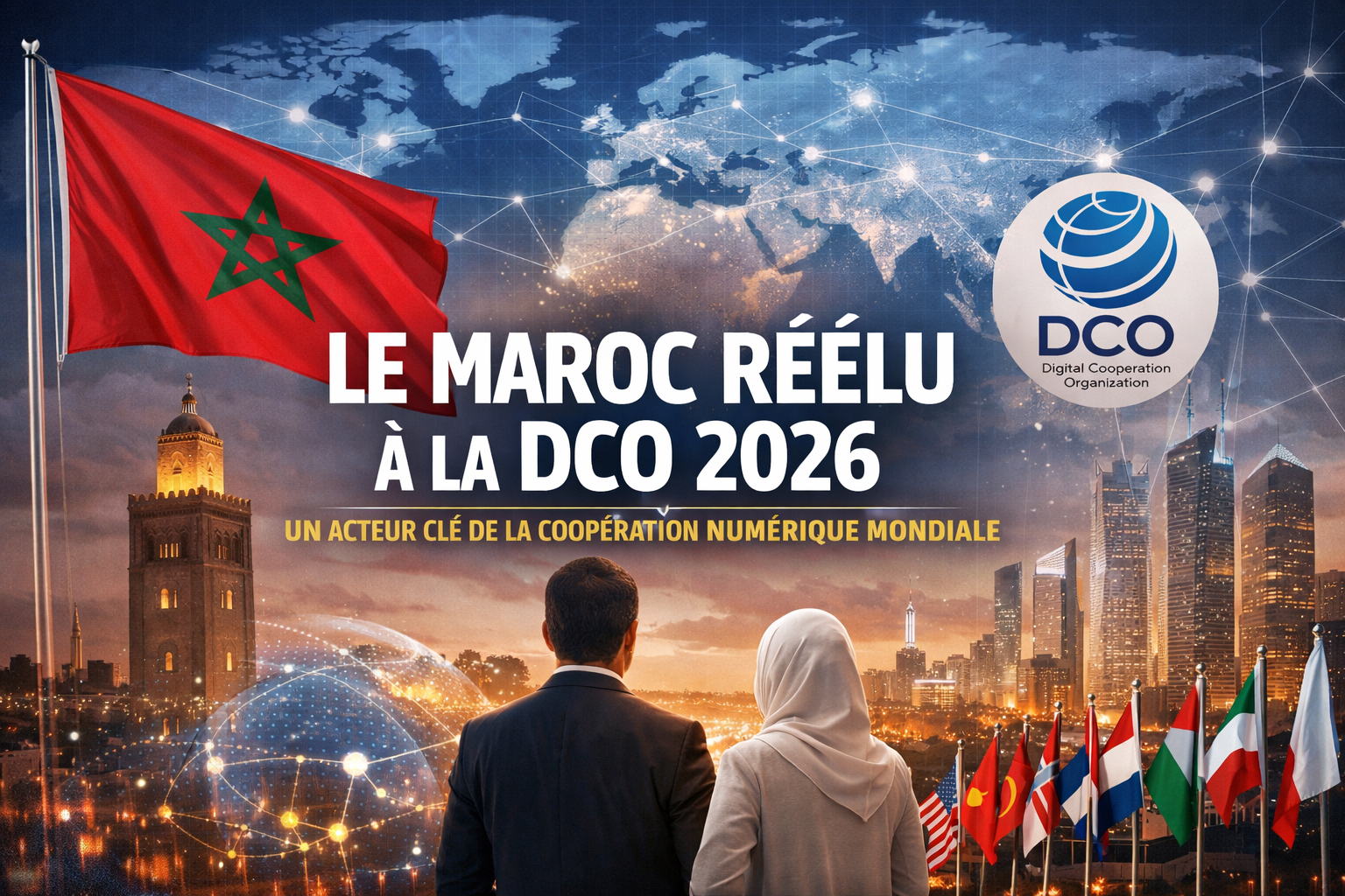Le Maroc réélu à la DCO 2026 : un acteur clé de la coopération numérique mondiale