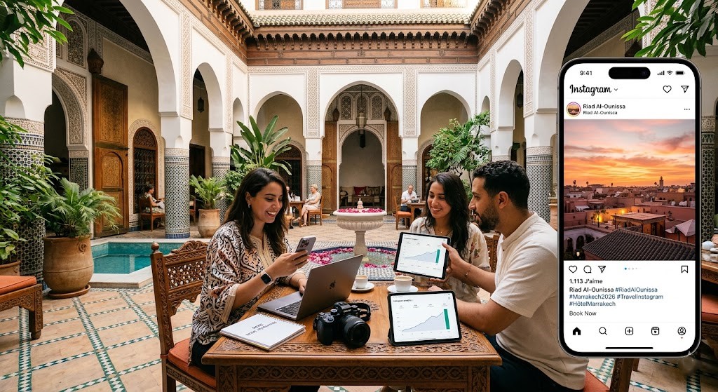 marketing digital hôtel Marrakech