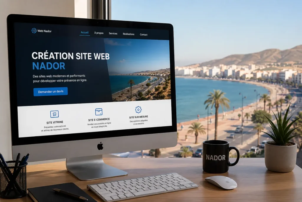 création de site web à Nador en 2026 Media202
